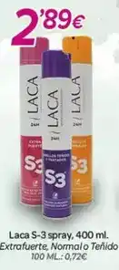 Alsara Supermercados S3 - laca spray extrafuerte, normal o tenido oferta