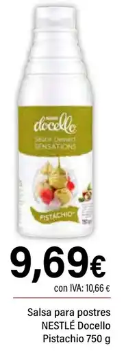 Cash Ifa NESTLÉ Salsa para postres Docello Pistachio oferta