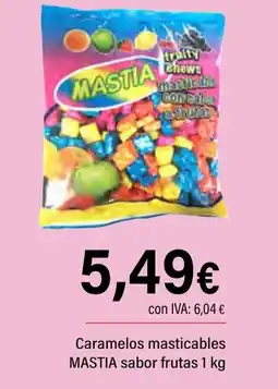 Cash Ifa MASTIA Caramelos masticables sabor frutas oferta