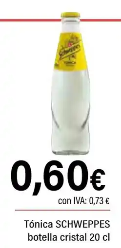 Cash Ifa SCHWEPPES Tónica vristal oferta