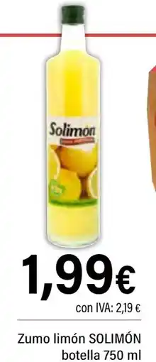 Cash Ifa SOLIMÓN Zumo limón oferta
