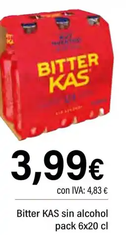 Cash Ifa KAS Bitter sin alcohol oferta