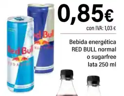 Cash Ifa RED BULL Bebida energética normal o sugarfree oferta