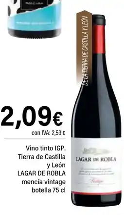 Cash Ifa LAGAR DE ROBLA Vino tinto IGP. Tierra de Castilla y León mencía vintage oferta