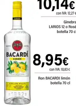 Cash Ifa BACARDI Ron limón oferta