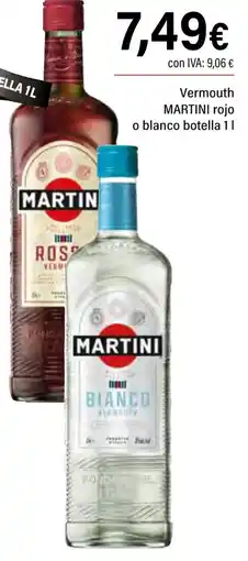 Cash Ifa MARTINI Vermouth rojo o blanco oferta