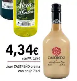 Cash Ifa CASTREÑO Licor crema oferta