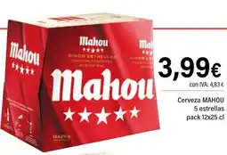 Cash Ifa MAHOU Cerveza 5 estrellas oferta