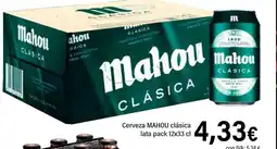 Cash Ifa MAHOU Cerveza clásica lata oferta