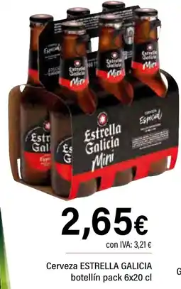 Cash Ifa ESTRELLA GALICIA Cerveza botellín oferta