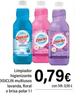 Cash Ifa DISICLIN Limpiador higienizante multiusos lavanda, floral o brisa polar oferta