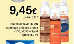Cash Ifa ECRAN Protector solar sunnique broncea bruma sfp30, sfp50 o Sport oferta