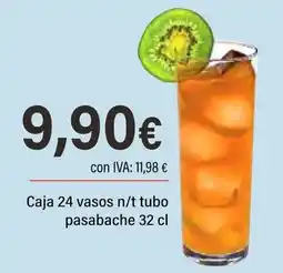 Cash Ifa Caja 24 vasos n/t tubo pasabache oferta