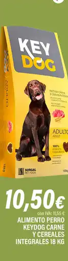 Cash Ifa KEYDOG Alimento perro carne y cereales integrales oferta