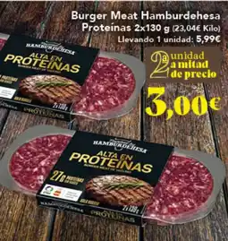 Gadis Burger Meat Hamburdehesa Proteínas oferta