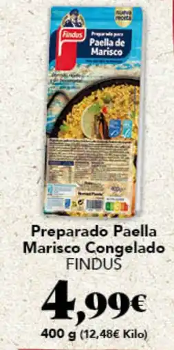 Gadis FINDUS Preparado Paella Marisco Congelado oferta