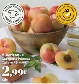 Gadis Albaricoque Categoría Primera Calibre 45 mm+ oferta