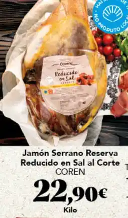 Gadis COREN Jamón Serrano Reserva Reducido en Sal al Corte oferta