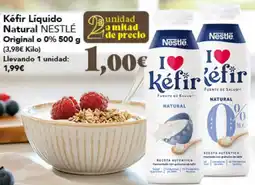 Gadis NESTLÉ Kéfir Líquido Natural Original o 0% oferta