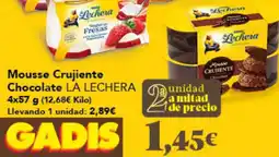 Gadis LA LECHERA Mousse Crujiente Chocolate oferta