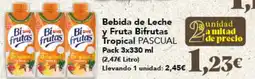 Gadis PASCUAL Bebida de Leche y Fruta Bifrutas Tropical oferta