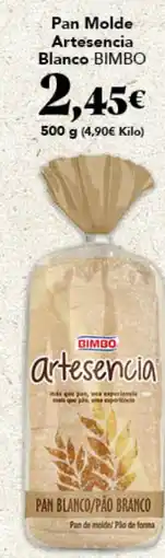 Gadis BIMBO Pan Molde Artesencia Blanco oferta