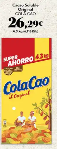 Gadis COLA CAO Cacao Soluble Original oferta