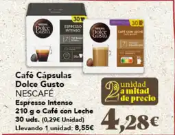Gadis NESCAFÉ Café Cápsulas Dolce Gusto Espresso Intenso o Café con Leche oferta