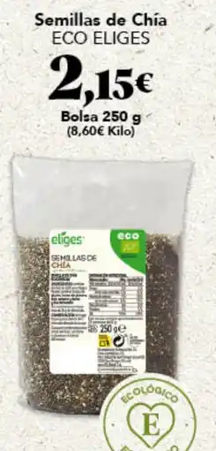 Gadis ECO ELIGES Semillas de Chía oferta