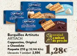 Gadis ARTIACH Barquillos Artinata Cappuccino, Original o Chocolate oferta