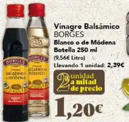 Gadis BORGES Vinagre Balsámico Blanco o de Módena oferta