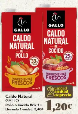 Gadis GALLO Caldo Natural Pollo o Cocido oferta