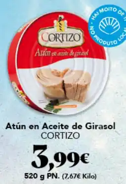 Gadis CORTIZO Atún en Aceite de Girasol oferta