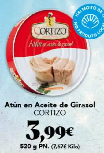 Gadis CORTIZO Atún en Aceite de Girasol oferta