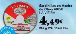 Gadis LA VIEIRA Sardinillas en Aceite de Oliva 40/50 oferta
