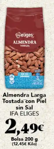 Gadis IFA ELIGES Almendra Larga Tostada con Piel sin Sal oferta