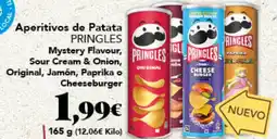 Gadis PRINGLES Aperitivos de Patata Mystery Flavour Sour Cream & Onion, Original, Jamón, Paprika o Cheeseburger oferta