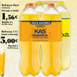 Gadis KAS Refresco Limón o Naranja oferta