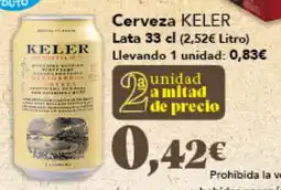 Gadis KELER Cerveza oferta