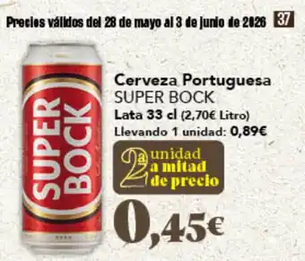 Gadis SUPER BOCK Cerveza Portuguesa oferta