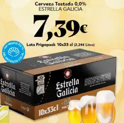 Gadis ESTRELLA GALICIA Cerveza Tostada 0,0% oferta