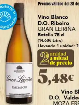 Gadis GRAN LEIRIÑA Vino Blanco D.O. Ribeiro oferta