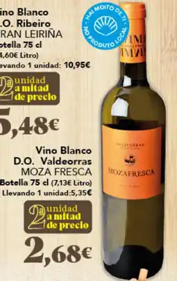 Gadis MOZA FRESCA Vino Blanco D.O. Valdeorras oferta