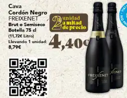 Gadis FREIXENET Cava Cordón Negro Brut o Semiseco oferta