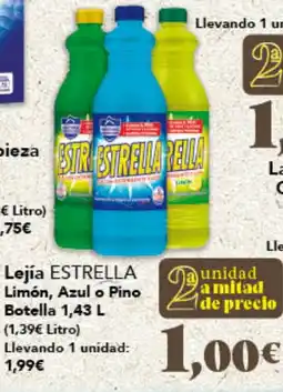 Gadis ESTRELLA Lejía Limón, Azul o Pino Botella oferta
