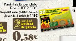 Gadis SUPER FOC Pastillas Encendido Eco oferta