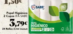 Gadis IFA SABE Papel Higiénico 2 Capas oferta