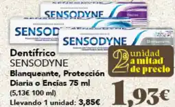 Gadis SENSODYNE Dentifrico Blanqueante, Protección Diaria o Encías oferta