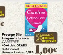 Gadis CAREFREE Protege Slip 40.4 Fragancia Fresca oferta