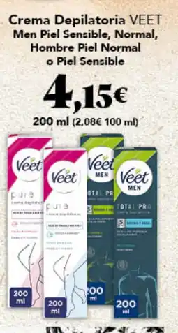 Gadis VEET Crema Depilatoria Men Piel Sensible, Normal, Hombre Piel Normal o Piel Sensible oferta